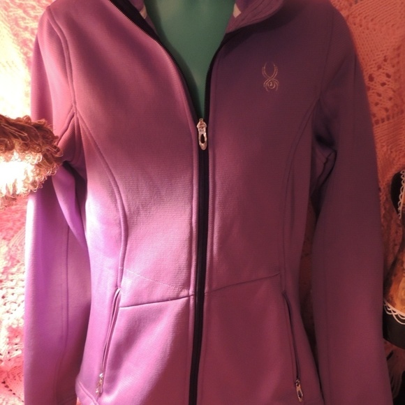 Spyder jacket medium lavender Core Sweater - Picture 3 of 3